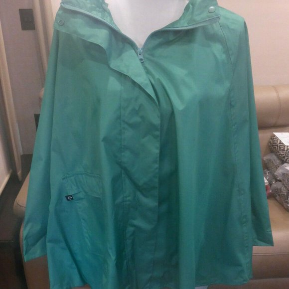 November Rain Poncho-Women's TALL- Arcadia - Picture 1 of 2